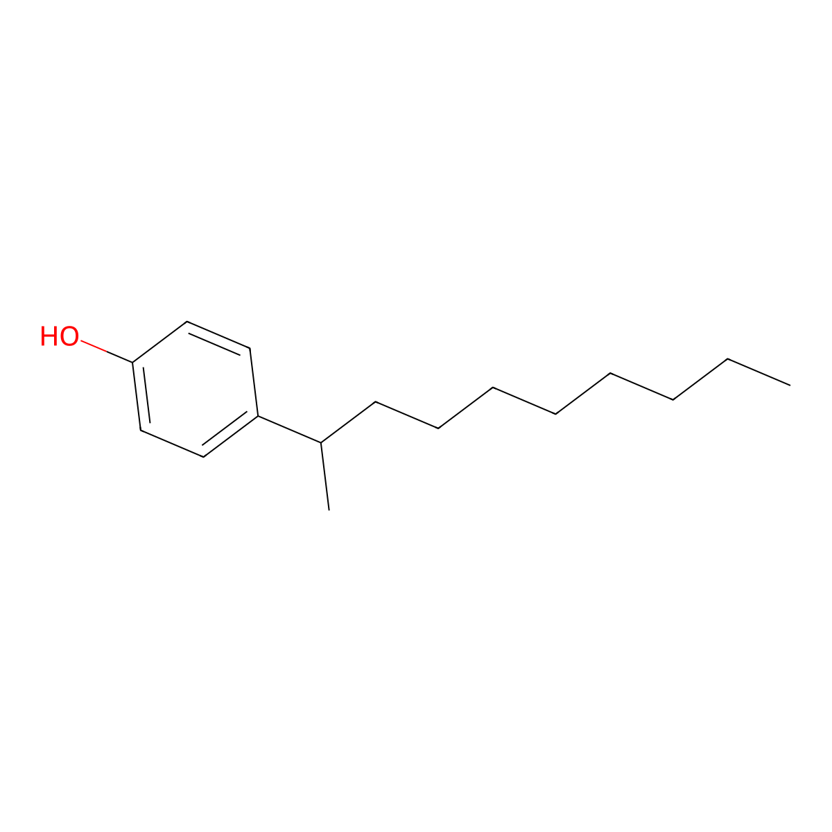 4-(1-Methylnonyl)phenol molecular structure, CAS 17408-59-2