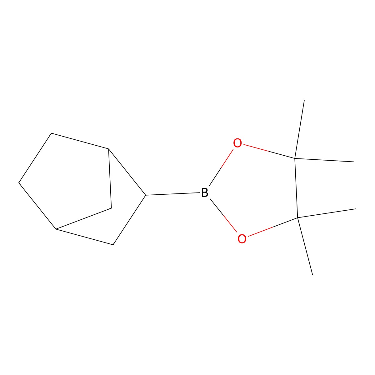 2-(Bicyclo(2.2.1)heptan-2-yl)-4,4,5,5-tetramethyl-1,3,2-dioxaborolane molecular structure, CAS 174090-32-5