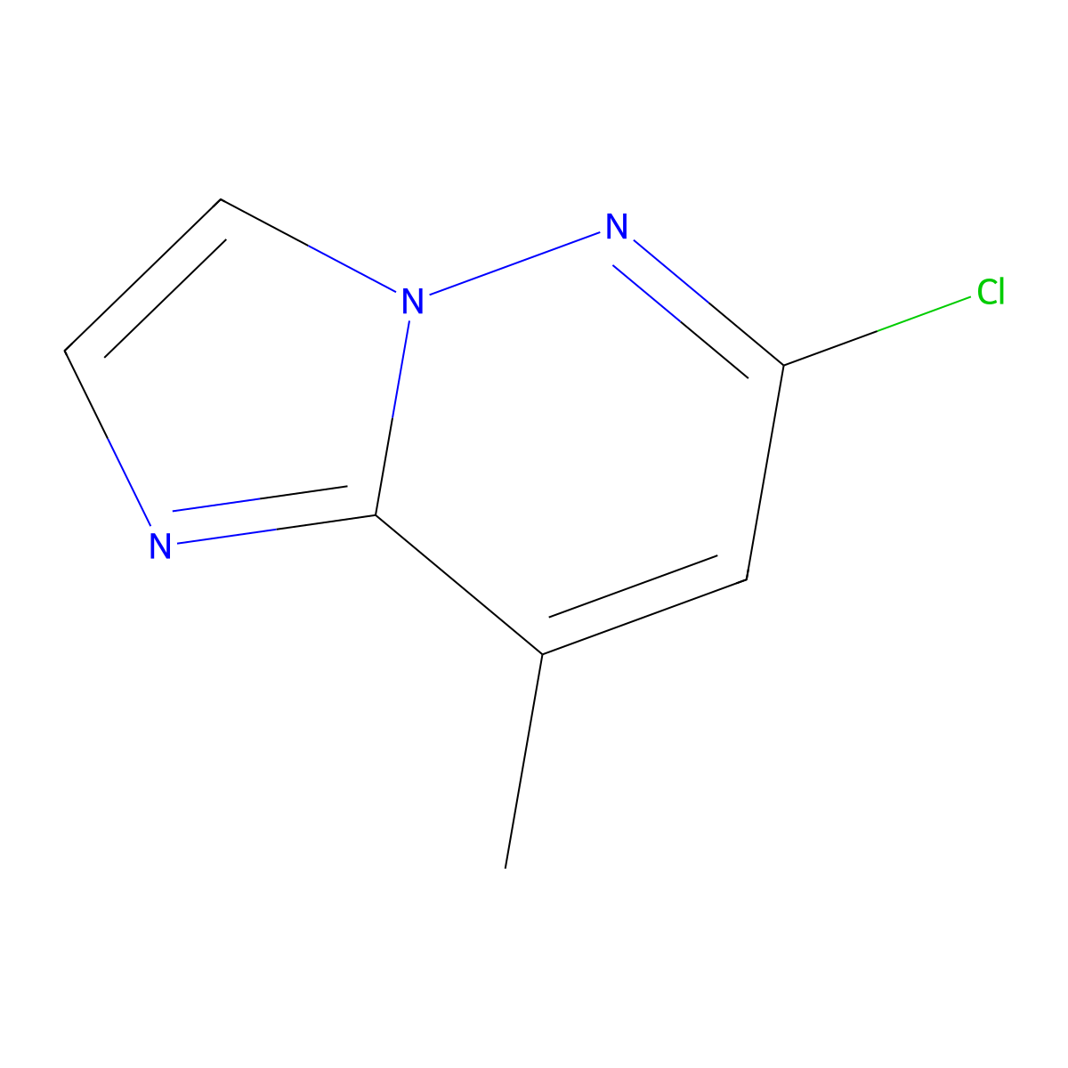 6-Chloro-8-methylimidazo[1,2-b]pyridazine molecular structure, CAS 17412-22-5