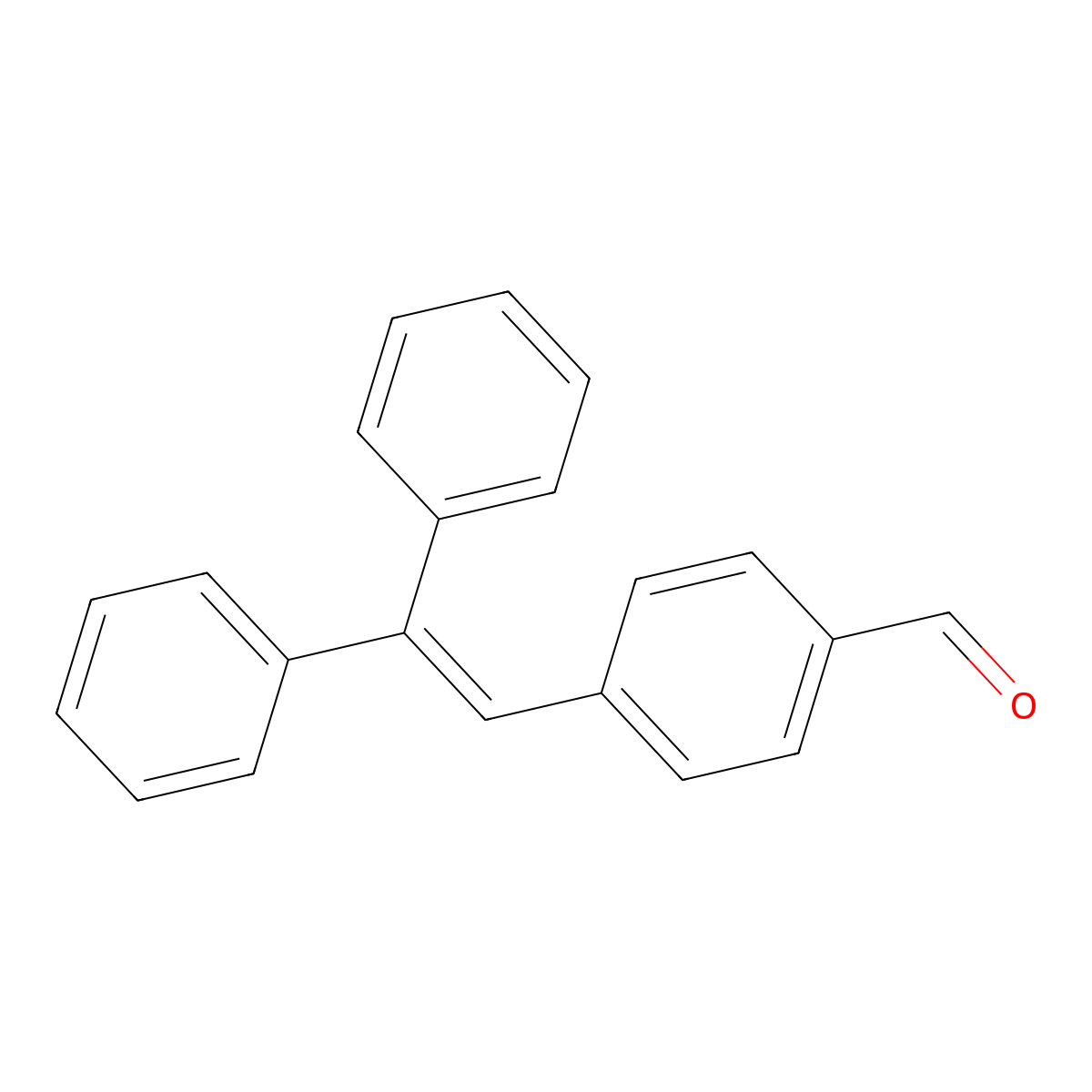4-(2,2-Diphenylvinyl)benzaldehyde molecular structure, CAS 17413-71-7