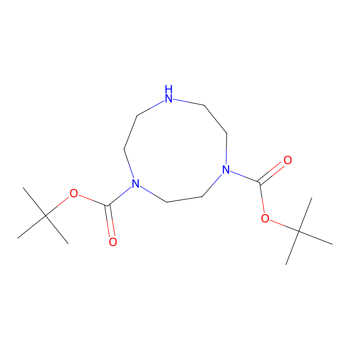 DiBoc TACN molecular structure, CAS 174138-01-3