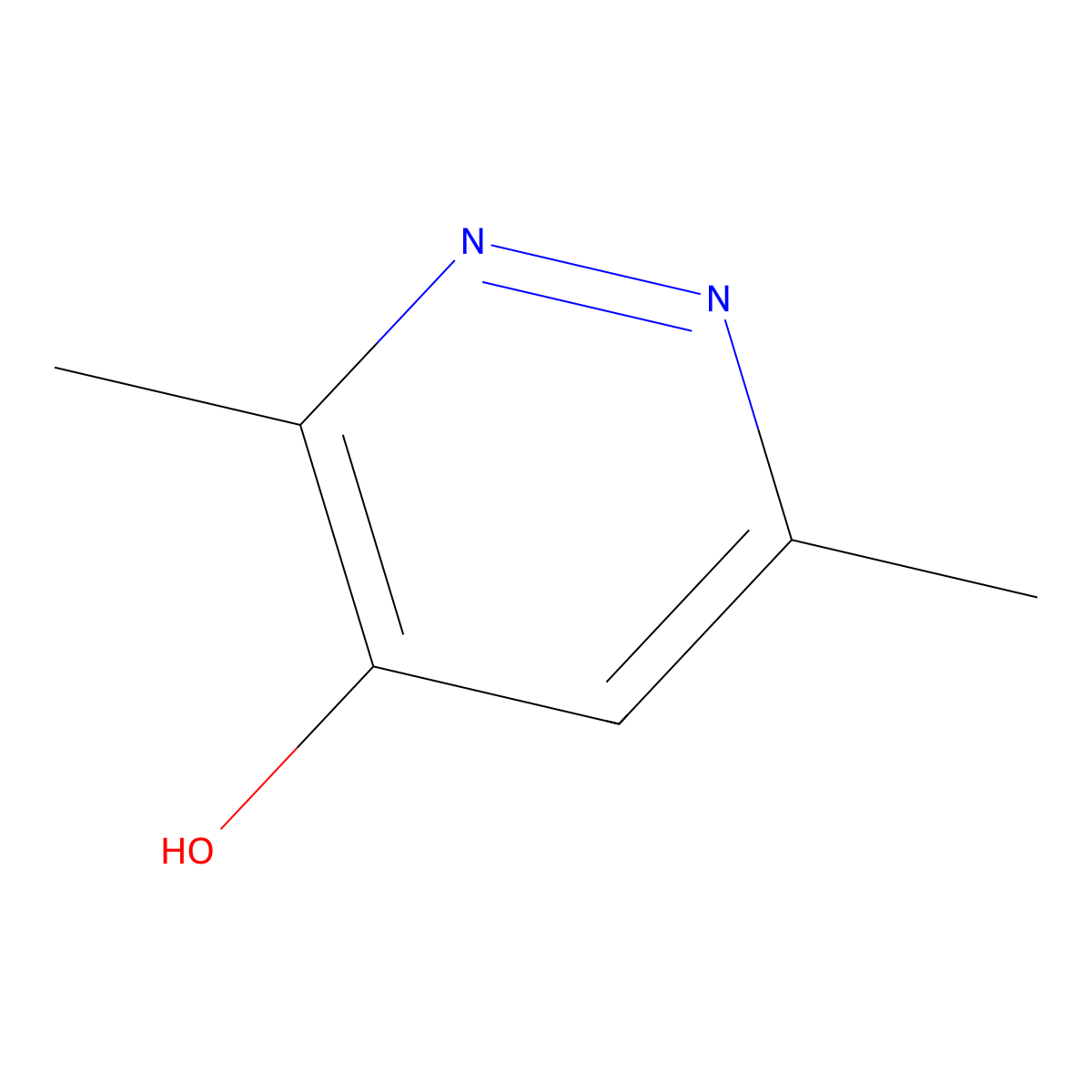 3,6-Dimethylpyridazin-4-ol molecular structure, CAS 17417-53-7