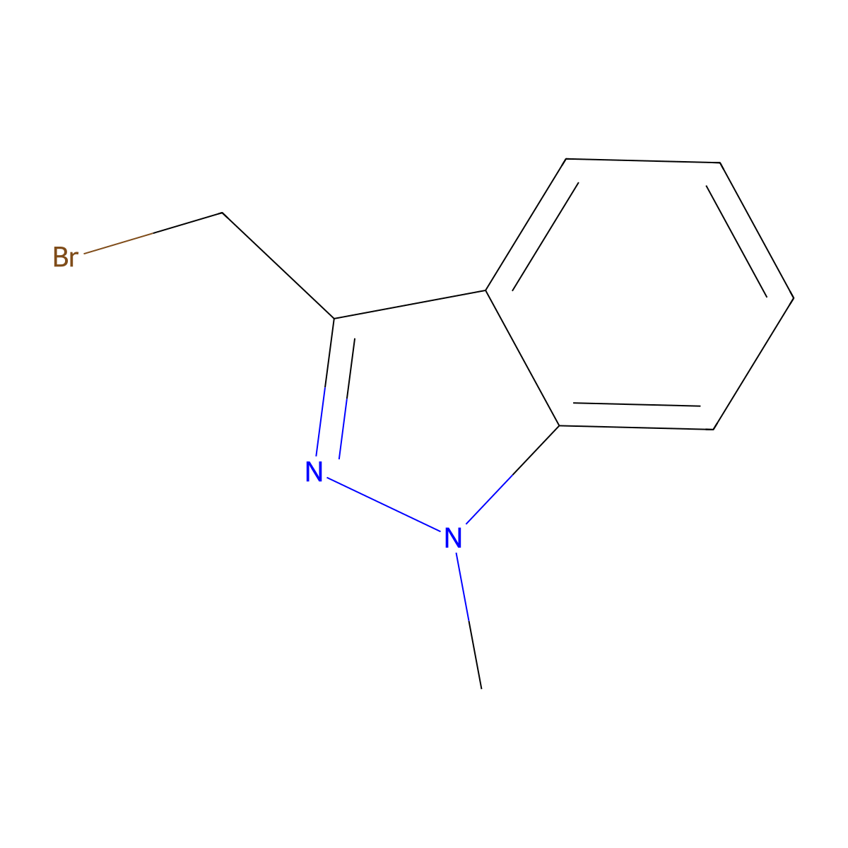 3-(Bromomethyl)-1-methyl-1H-indazole molecular structure, CAS 174180-57-5