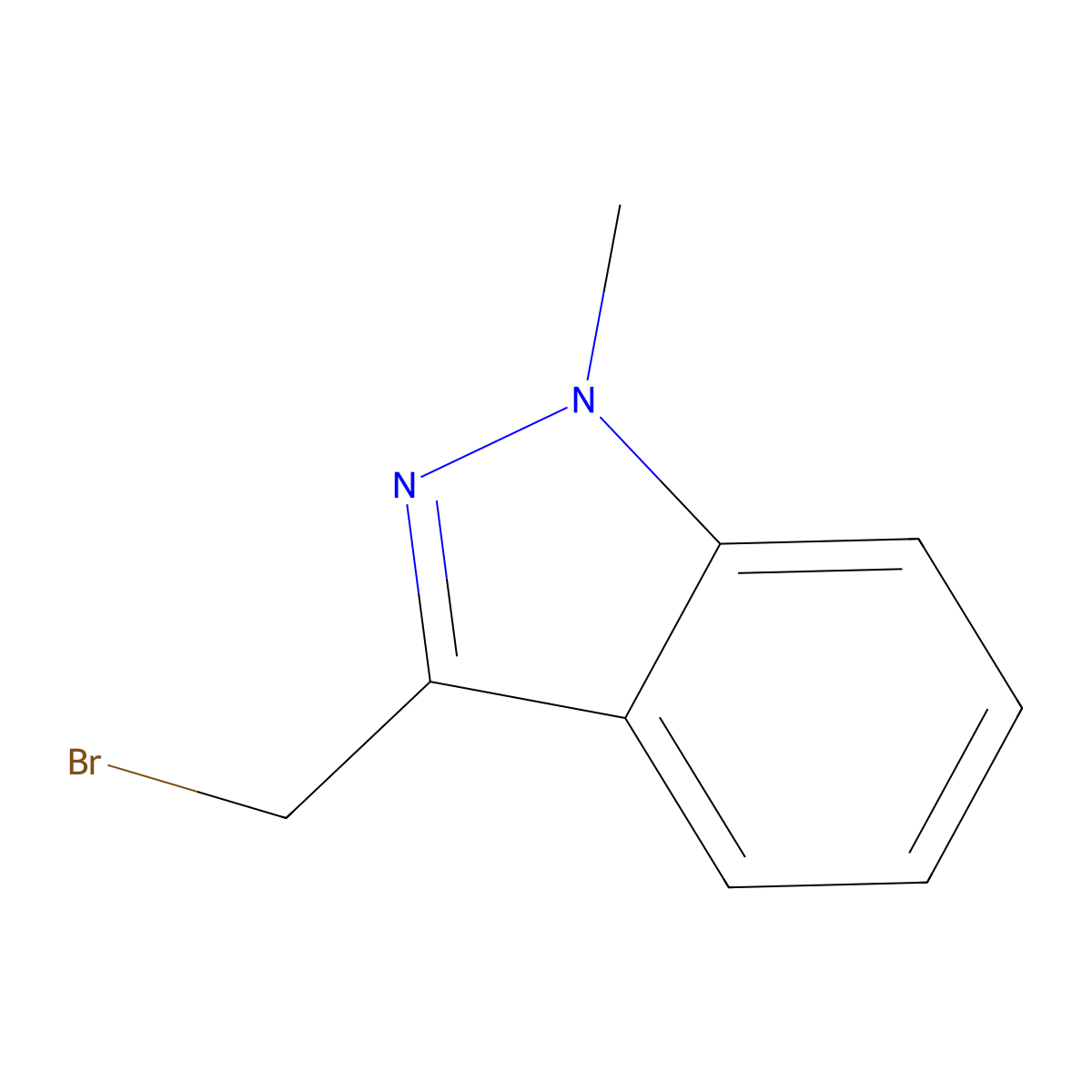 3-(Bromomethyl)-1-methyl-1H-indazole molecular structure, CAS 174180-57-5