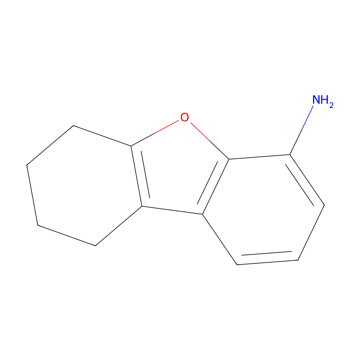 6,7,8,9-Tetrahydro-dibenzofuran-4-ylamine molecular structure, CAS 174187-07-6
