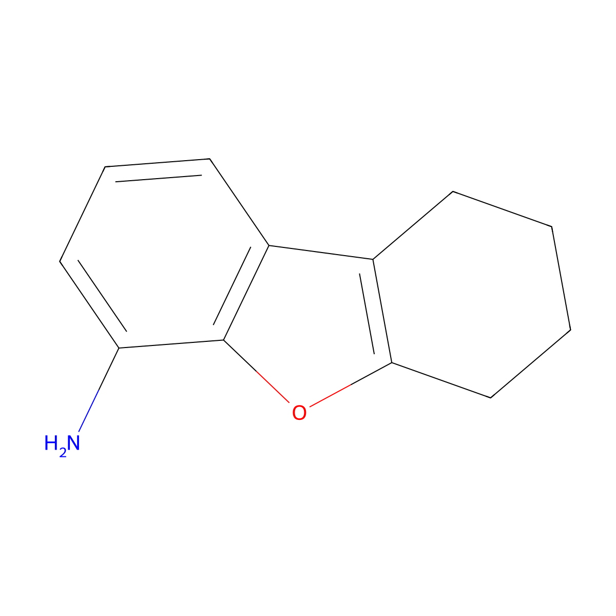 6,7,8,9-Tetrahydro-dibenzofuran-4-ylamine molecular structure, CAS 174187-07-6