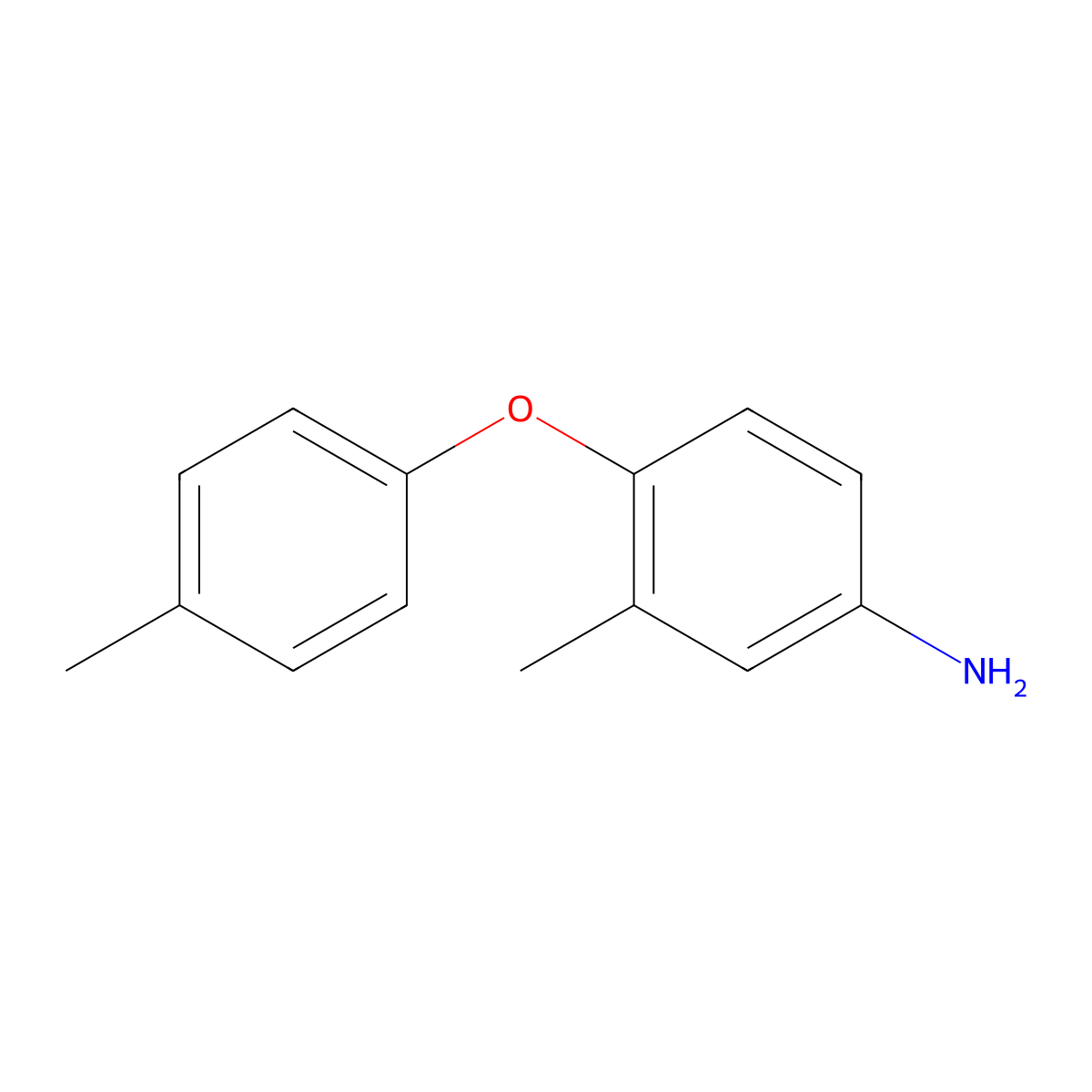 3-Methyl-4-(4-methylphenoxy)aniline molecular structure, CAS 17419-01-1