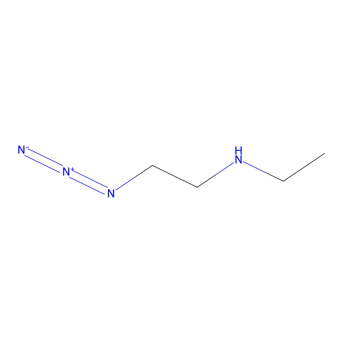 (2-Azidoethyl)(ethyl)amine molecular structure, CAS 174194-53-7