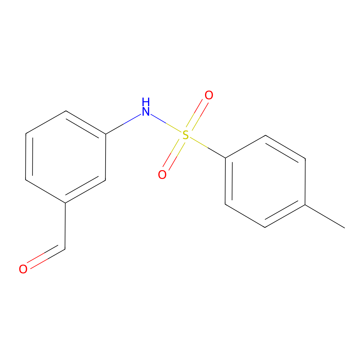 N-(3-formylphenyl)-4-methylbenzenesulfonamide molecular structure, CAS 174208-90-3