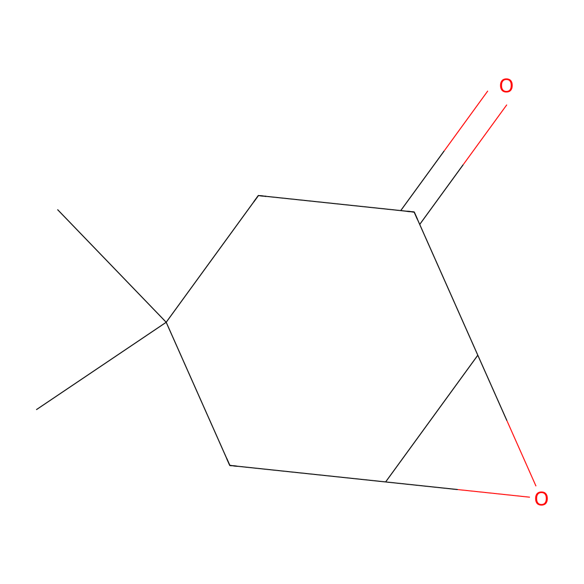 4,4-Dimethyl-7-oxabicyclo[4.1.0]heptan-2-one molecular structure, CAS 17421-93-1