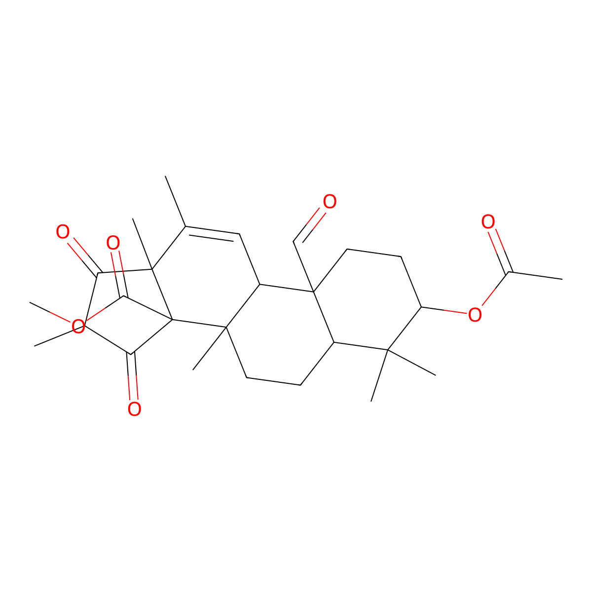 Andrastin A molecular structure, CAS 174232-42-9