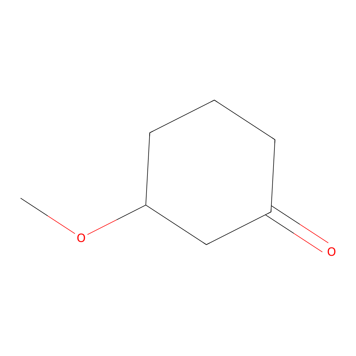 3-Methoxycyclohexan-1-one molecular structure, CAS 17429-00-4