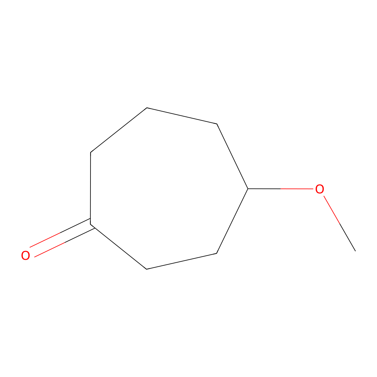 4-Methoxycycloheptan-1-one molecular structure, CAS 17429-01-5
