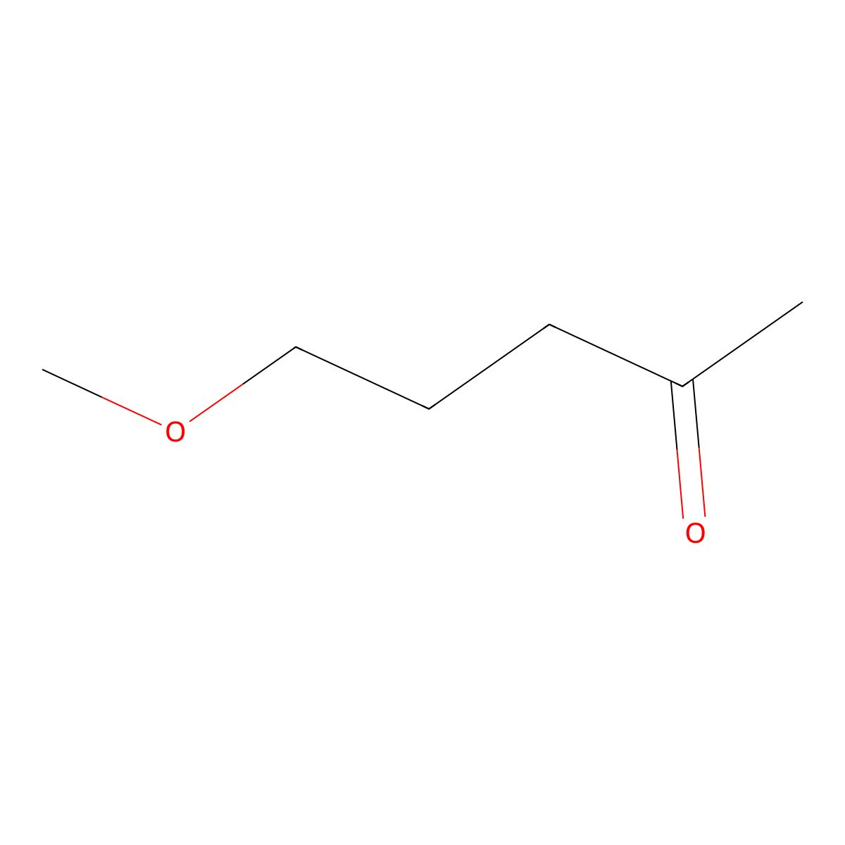 2-Pentanone, 5-methoxy- molecular structure, CAS 17429-04-8