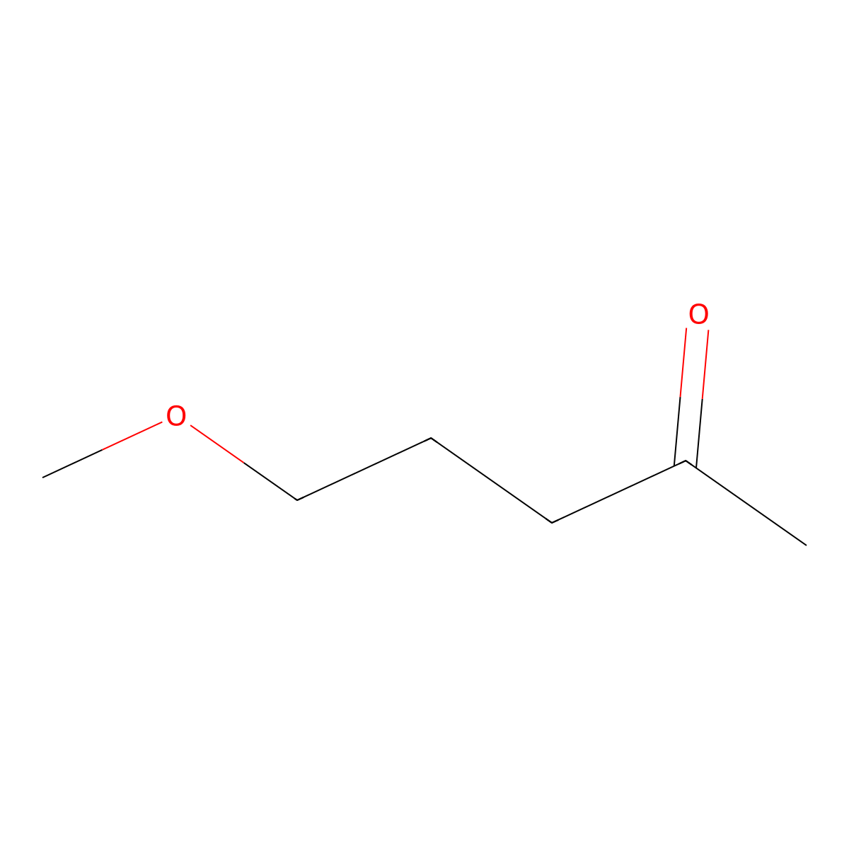2-Pentanone, 5-methoxy- molecular structure, CAS 17429-04-8
