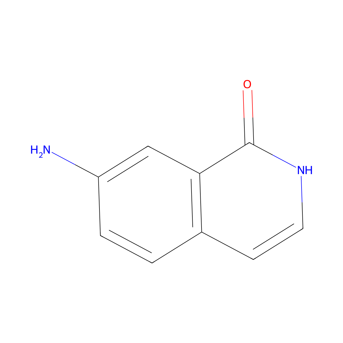 7-Amino-1,2-dihydroisoquinolin-1-one molecular structure, CAS 174302-46-6