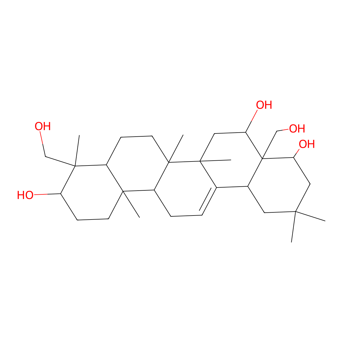 Gymnemanol molecular structure, CAS 174324-52-8