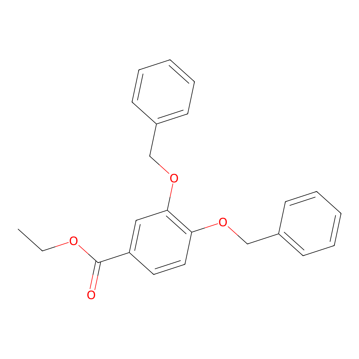 Ethyl 3,4-bis(benzyloxy)benzoate molecular structure, CAS 174398-83-5