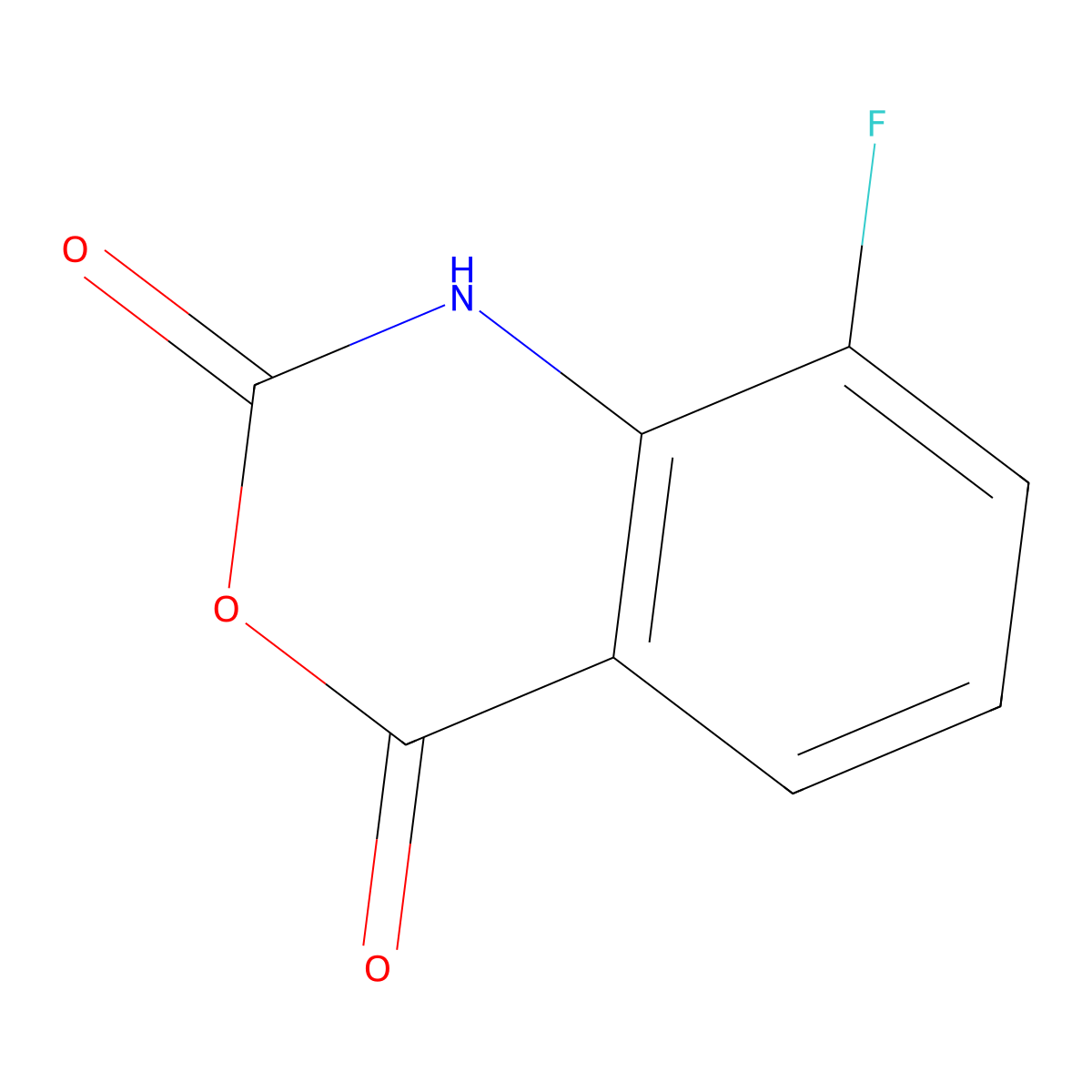 8-Fluoroisatoic anhydride molecular structure, CAS 174463-53-7
