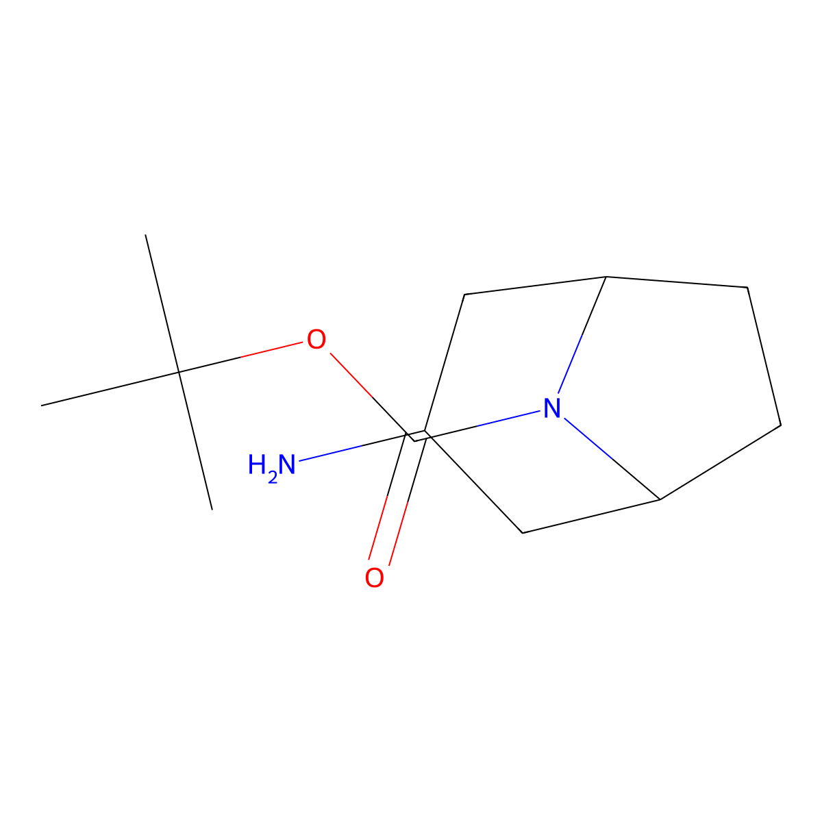 tert-Butyl 3-amino-8-azabicyclo[3.2.1]octane-8-carboxylate molecular structure, CAS 174486-93-2