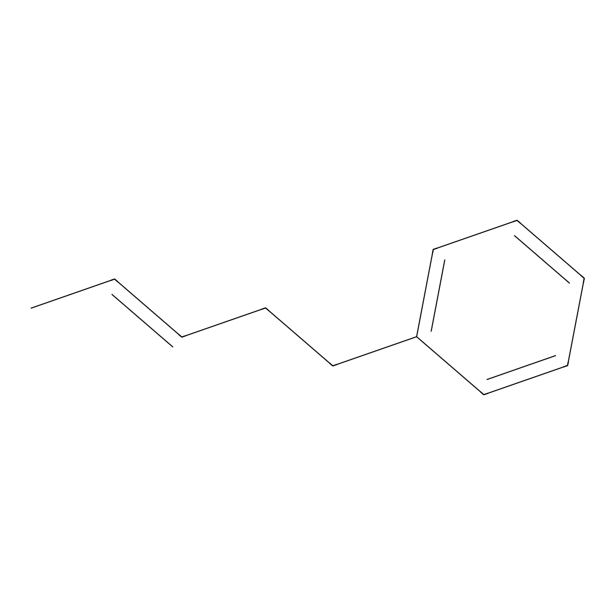 1-Phenyl-3-pentene molecular structure, CAS 1745-16-0