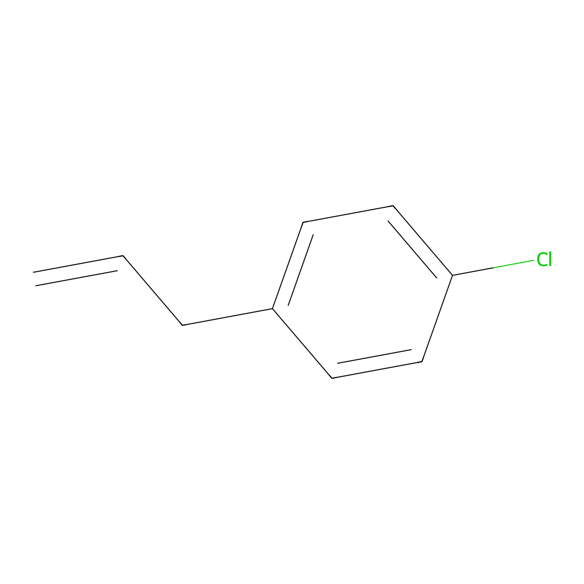 1-Allyl-4-chlorobenzene molecular structure, CAS 1745-18-2