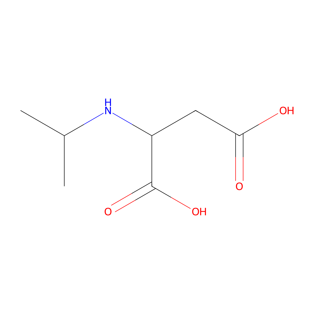 N-Isopropyl-DL-aspartic acid molecular structure, CAS 17459-54-0