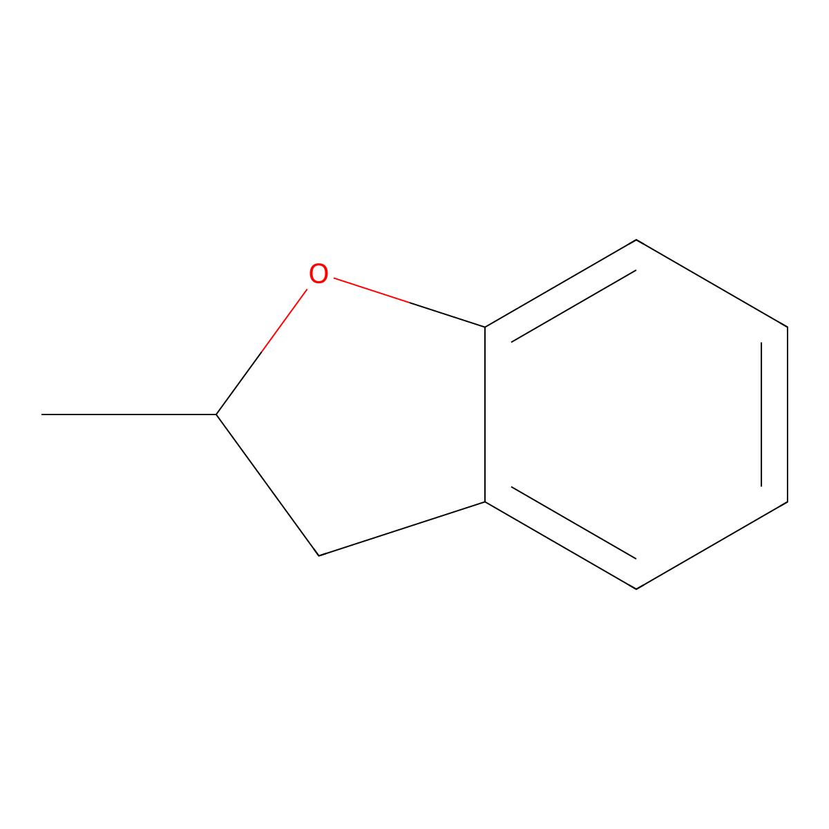 2,3-Dihydro-2-methylbenzofuran molecular structure, CAS 1746-11-8