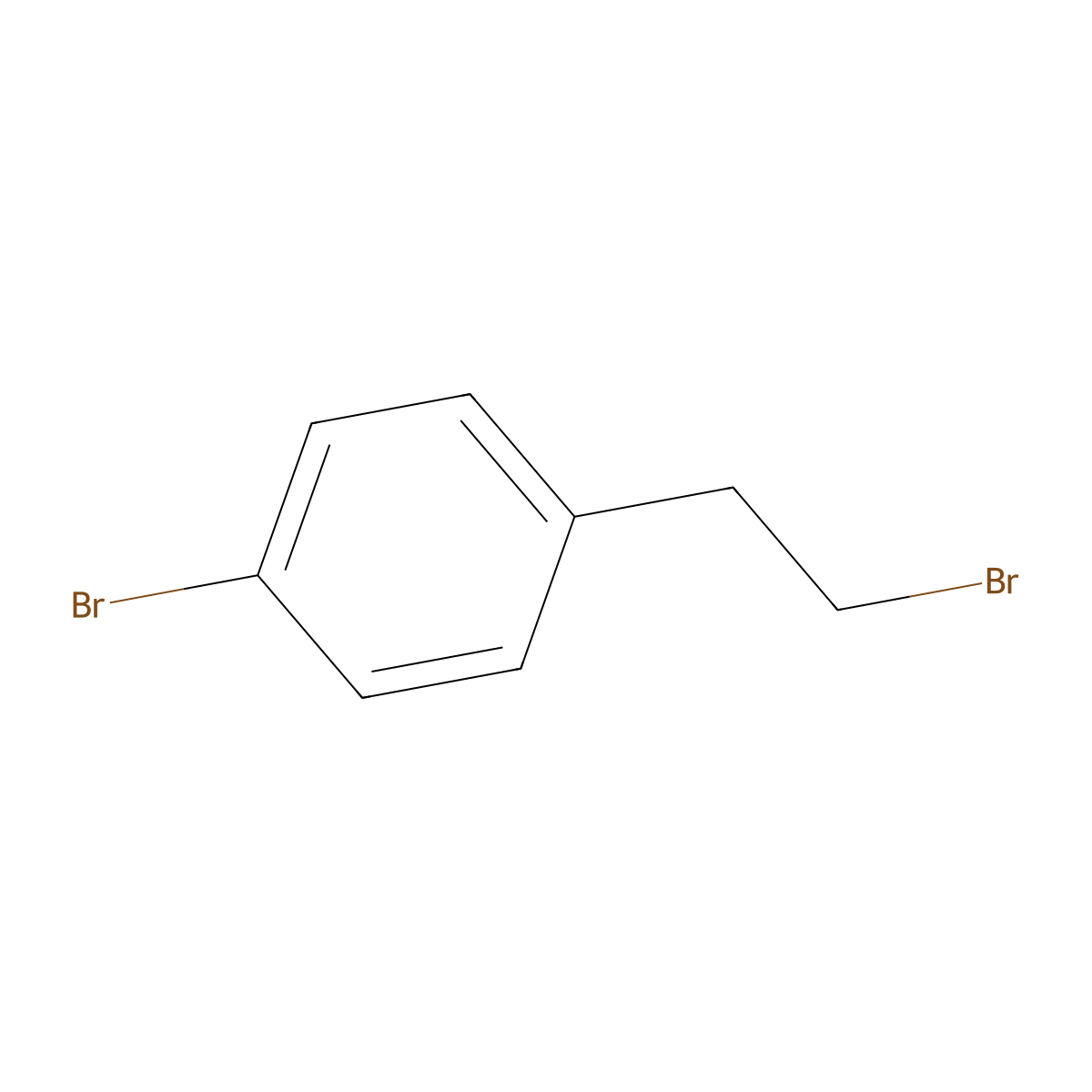 4-Bromophenethyl bromide molecular structure, CAS 1746-28-7