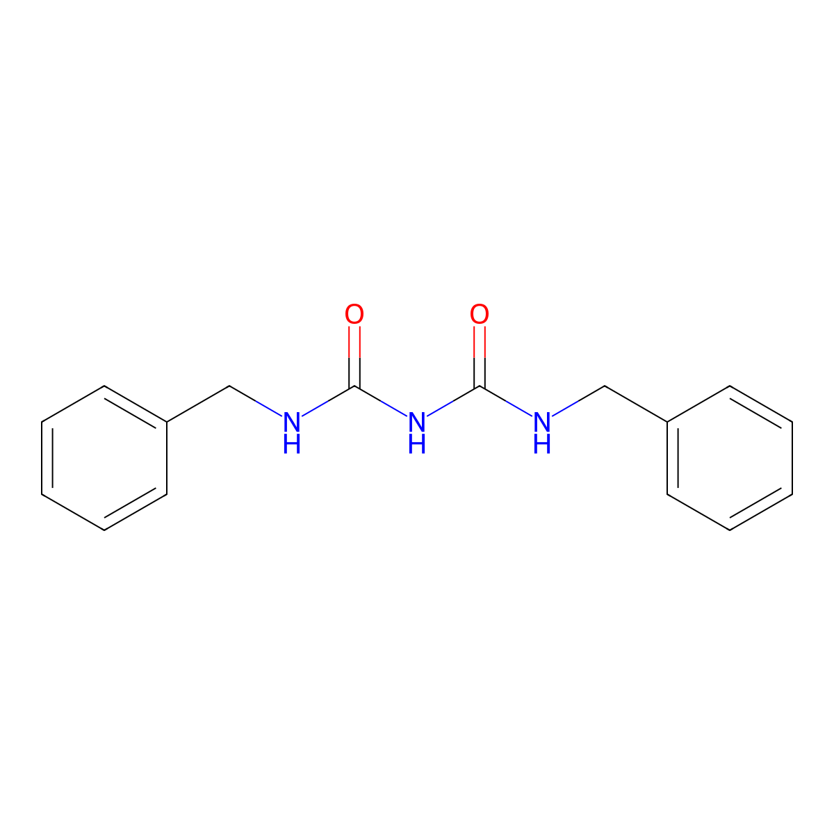 N,N'-Bisphenylmethylimidodicarbonicdiamide molecular structure, CAS 17462-82-7
