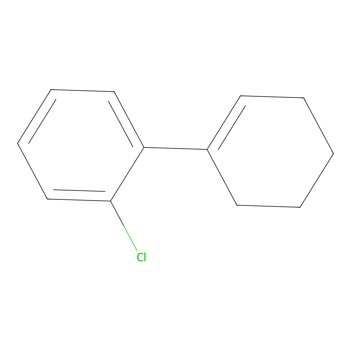 2'-Chloro-2,3,4,5-tetrahydro-1,1'-biphenyl molecular structure, CAS 17465-36-0