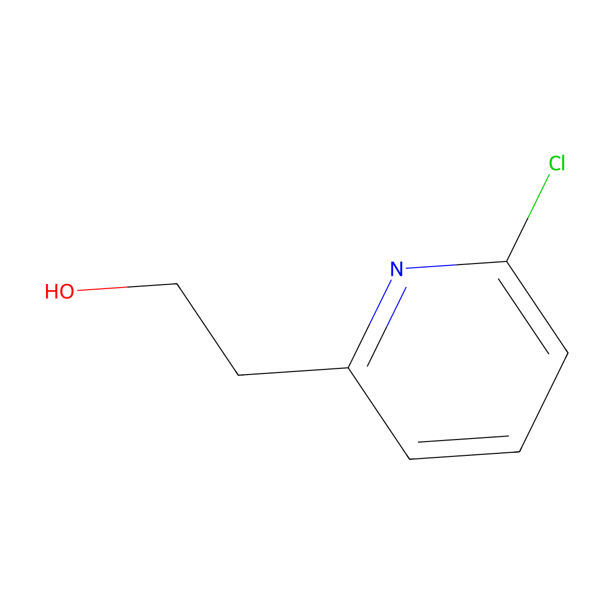 2-(6-Chloropyridin-2-yl)ethanol molecular structure, CAS 174666-23-0