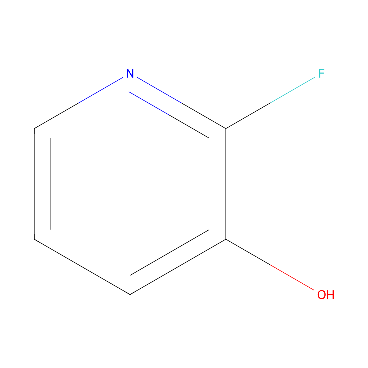 2-Fluoro-3-hydroxypyridine molecular structure, CAS 174669-74-0