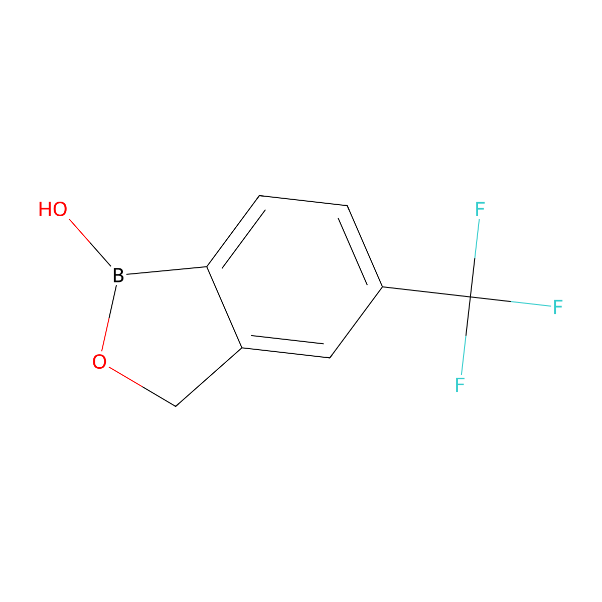 5-(Trifluoromethyl)benzo[c][1,2]oxaborol-1(3h)-ol molecular structure, CAS 174671-50-2