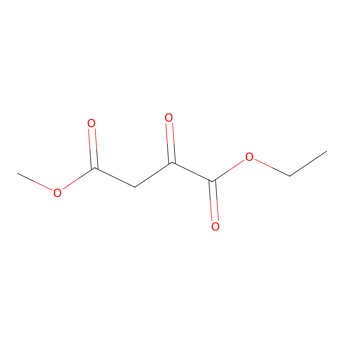1-Ethyl 4-methyl 2-oxobutanedioate molecular structure, CAS 174682-13-4