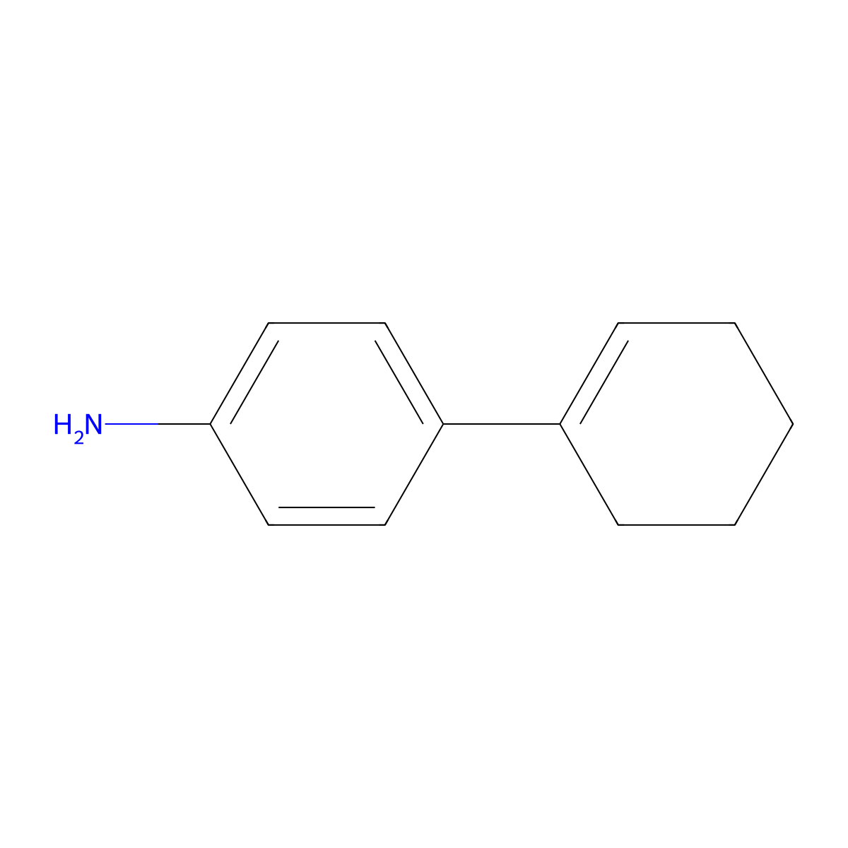 2',3',4',5'-Tetrahydro-[1,1'-biphenyl]-4-amine molecular structure, CAS 1747-75-7