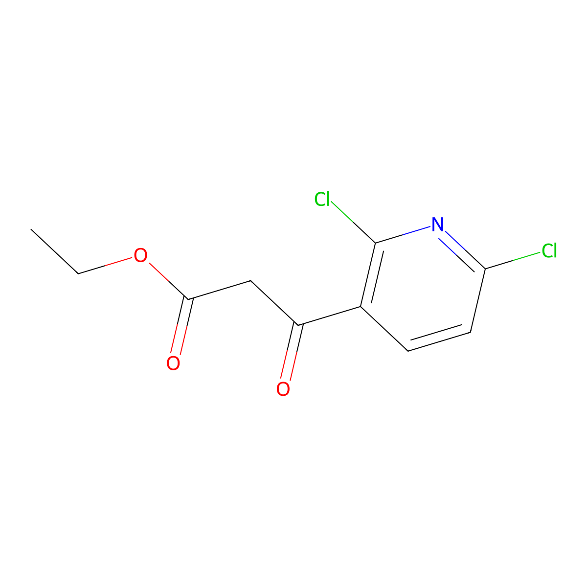 Ethyl 3-(2,6-dichloropyridin-3-YL)-3-oxopropanoate molecular structure, CAS 174727-36-7