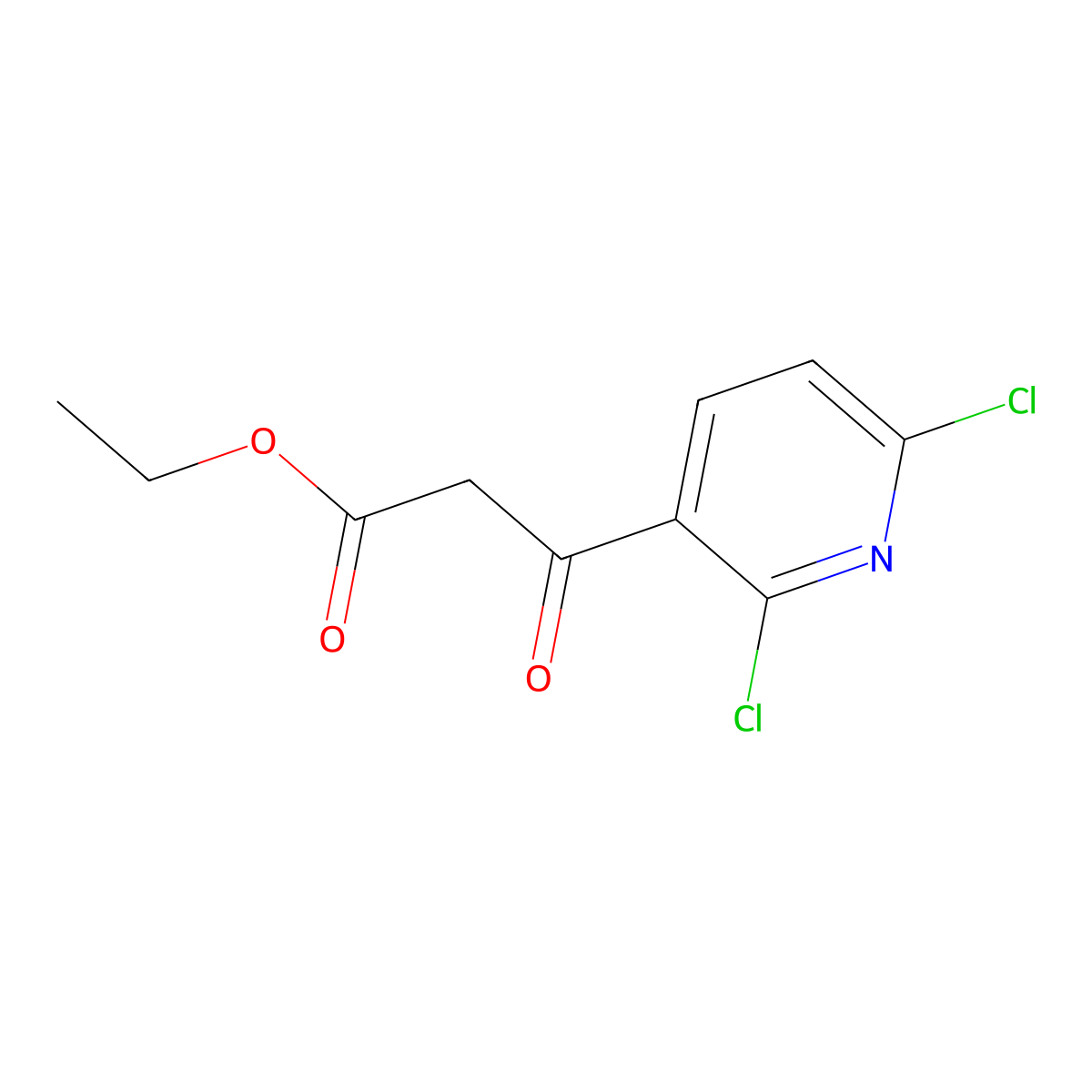 Ethyl 3-(2,6-dichloropyridin-3-YL)-3-oxopropanoate molecular structure, CAS 174727-36-7