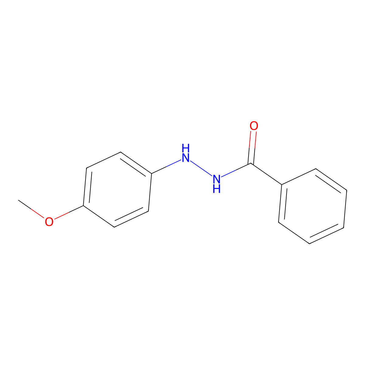 n'-(4-Methoxyphenyl)benzohydrazide molecular structure, CAS 17473-74-4