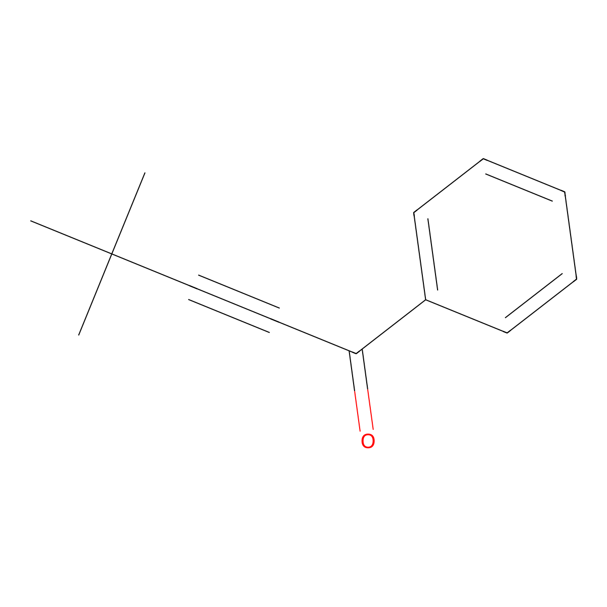 4,4-Dimethyl-1-phenyl-pent-2-yn-1-one molecular structure, CAS 17475-11-5
