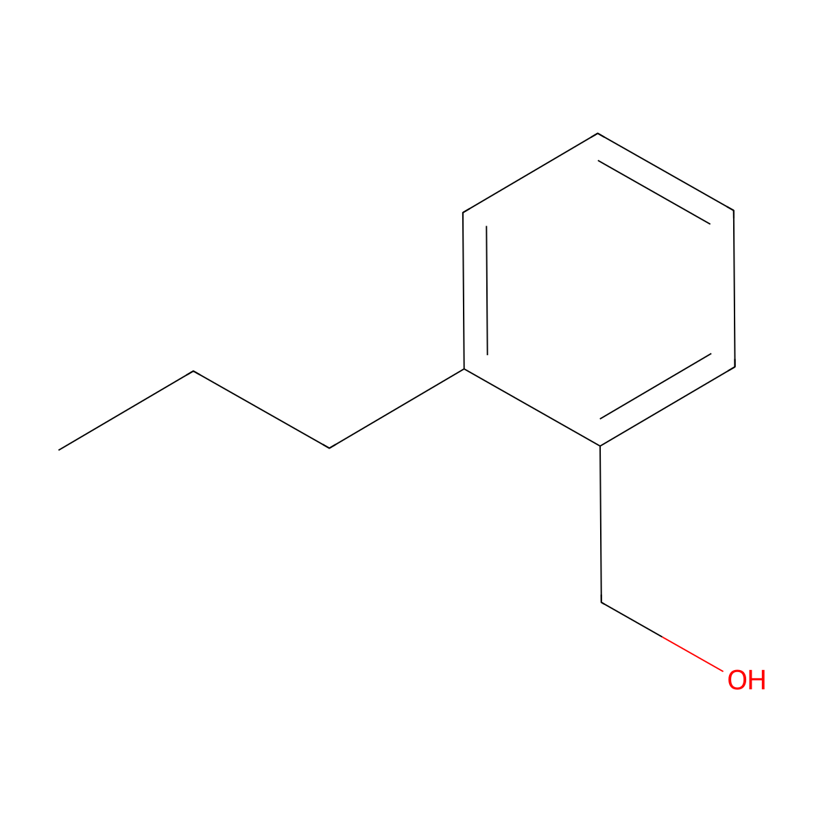 (2-Propylphenyl)methanol molecular structure, CAS 17475-43-3