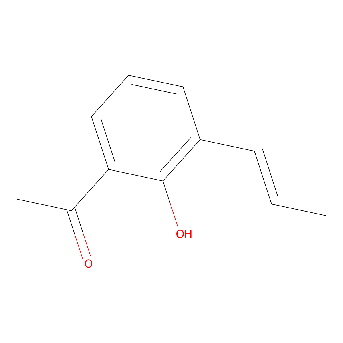 1-{2-Hydroxy-3-[(1E)-prop-1-en-1-yl]phenyl}ethanone molecular structure, CAS 174765-76-5