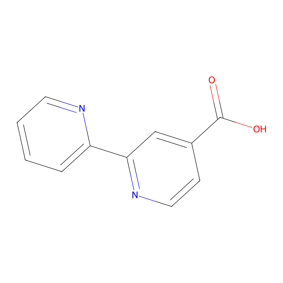 2,2'-Bipyridine-4-Carboxylic Acid molecular structure, CAS 1748-89-6