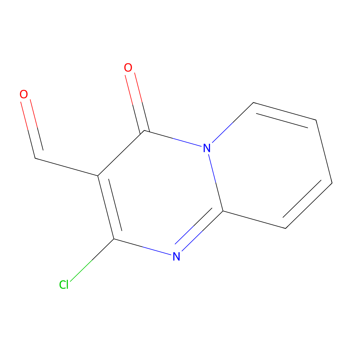 2-Chloro-4-oxo-4H-pyrido[1,2-a]pyrimidine-3-carbaldehyde molecular structure, CAS 17481-62-8