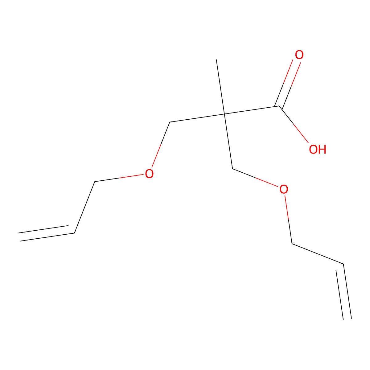 Bis-mpa-diallyl ether molecular structure, CAS 174822-36-7