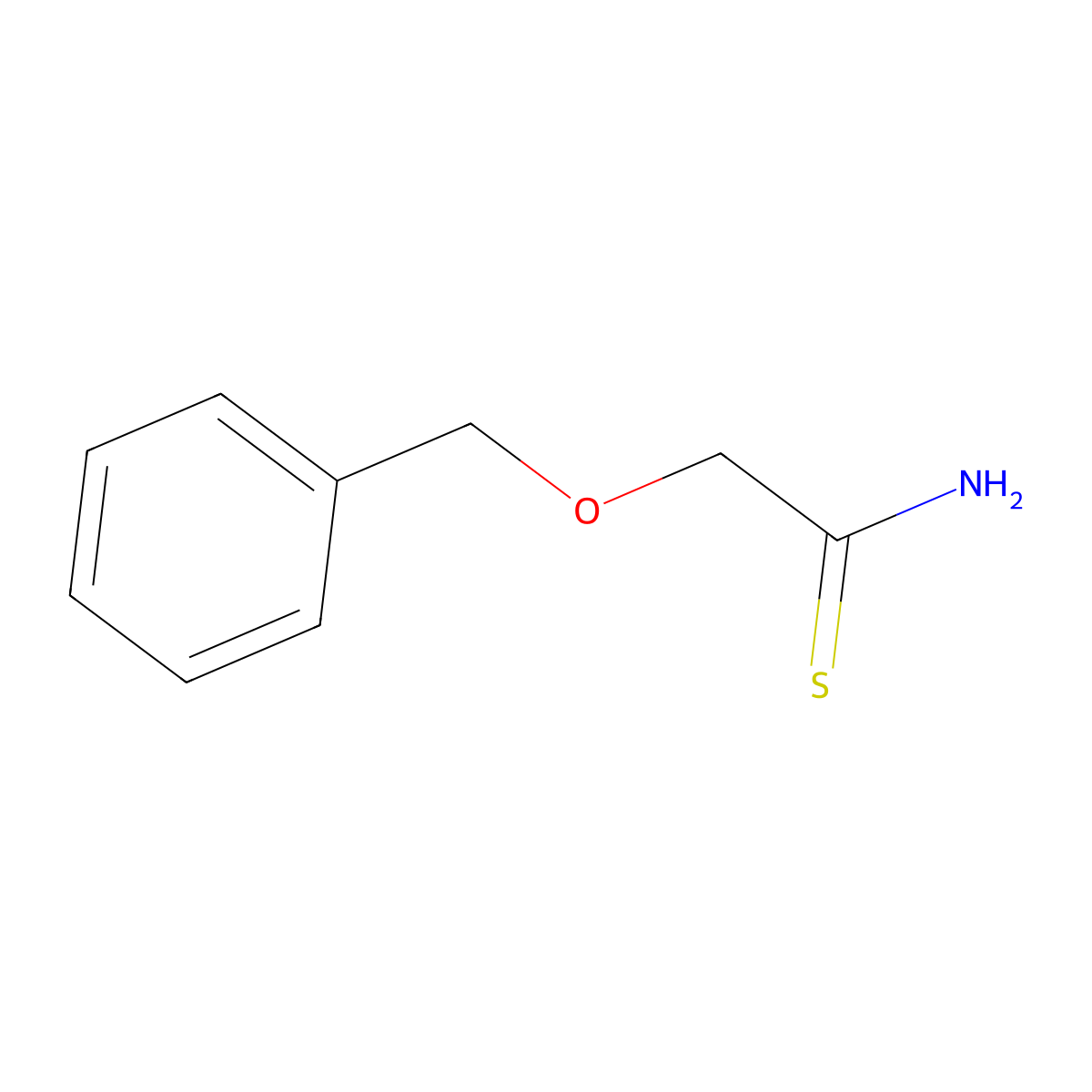 2-(Benzyloxy)ethanethioamide molecular structure, CAS 174827-44-2