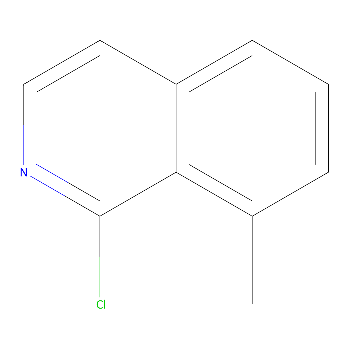1-Chloro-8-methylisoquinoline molecular structure, CAS 174873-81-5