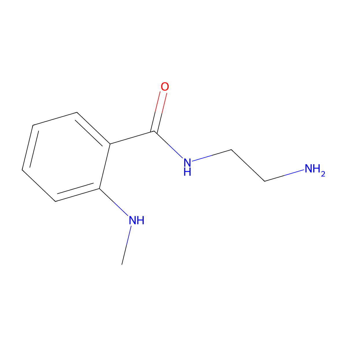 N-(2-aminoethyl)-2-(methylamino)benzamide molecular structure, CAS 174878-15-0