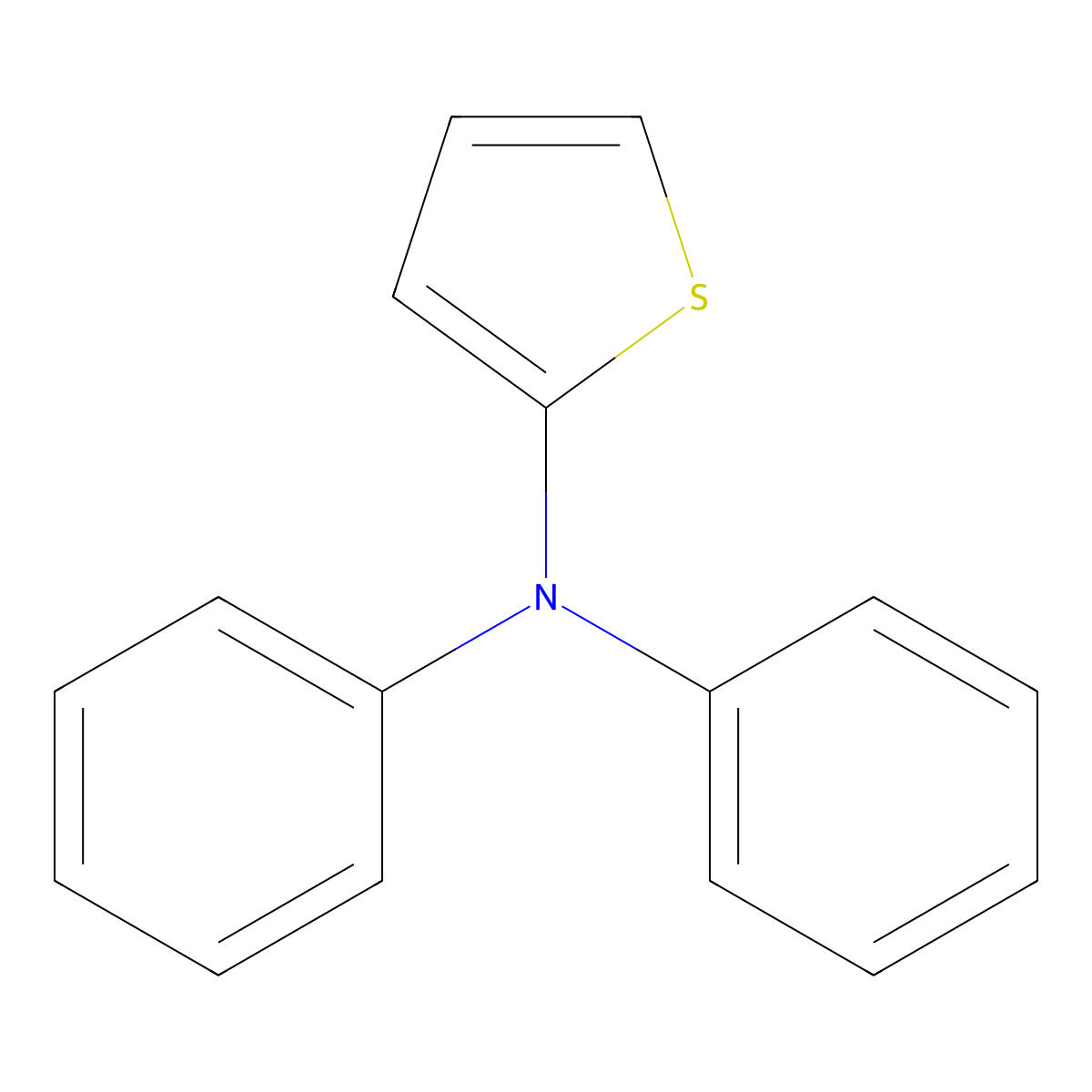 2-(N,N-Diphenylamino)thiophene molecular structure, CAS 174904-78-0