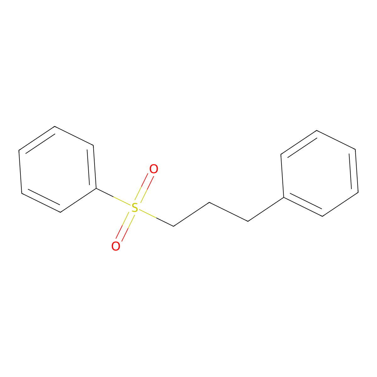 ((3-Phenylpropyl)sulfonyl)benzene molecular structure, CAS 17494-61-0